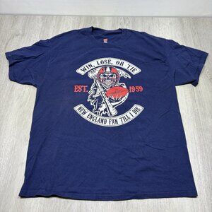 New England Patriots Grim Reaper Graphic T-Shirt Hanes XL Sons on Anarchy